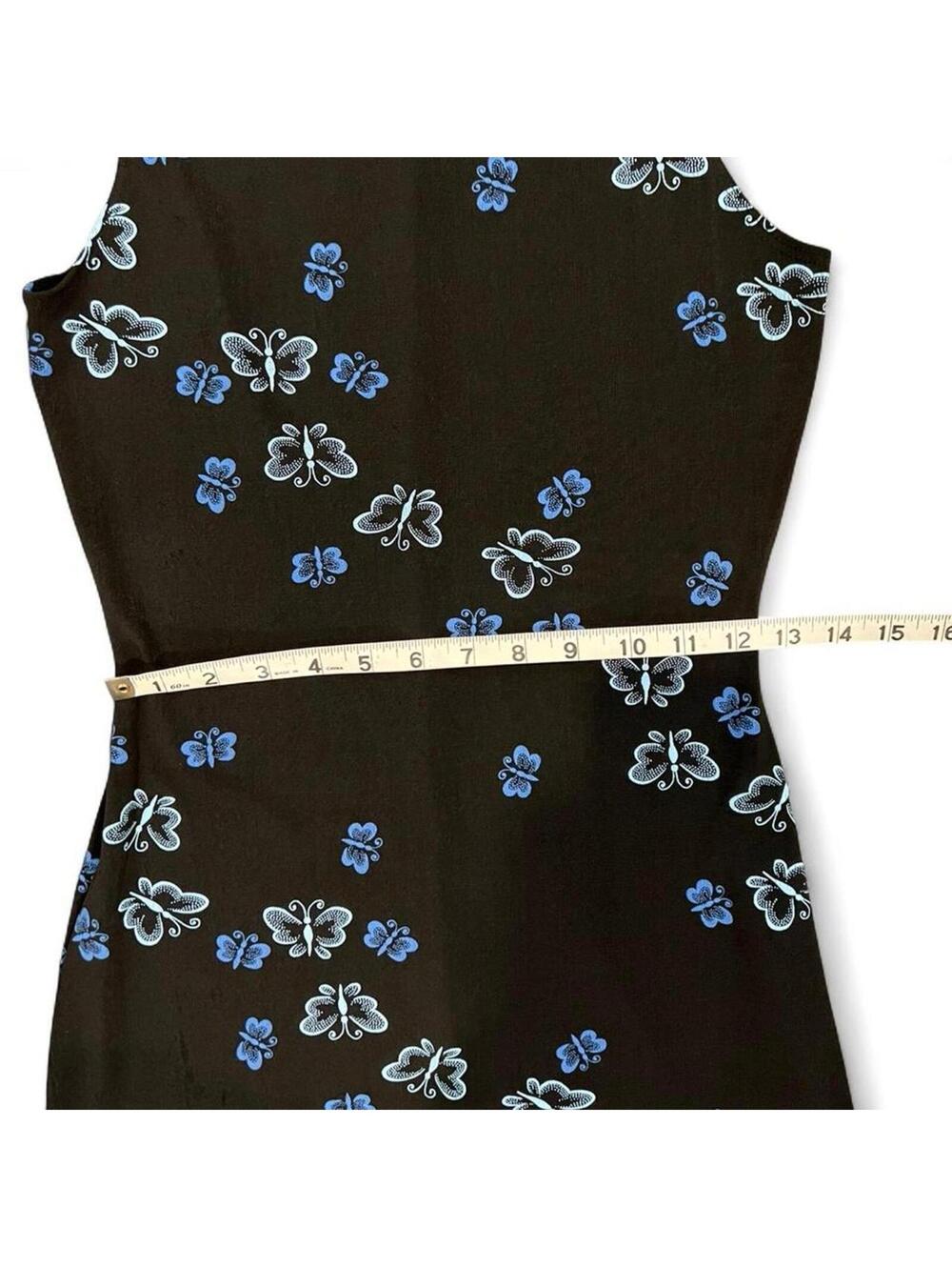 Vintage Y2K Butterfly Print Dress - Picture 4 of 8